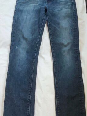 7 For All Mankind Women’s Bootcut Jeans in Dark Blue Wash Size 28